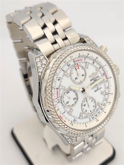 breitling bentley gt midnight diamond watch|Breitling Bentley watch for sale.